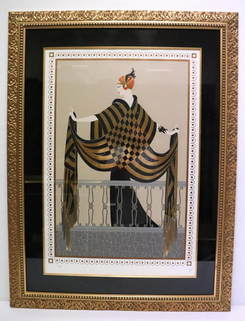 Erte "The Balcony" Serigraph (1 of 6)