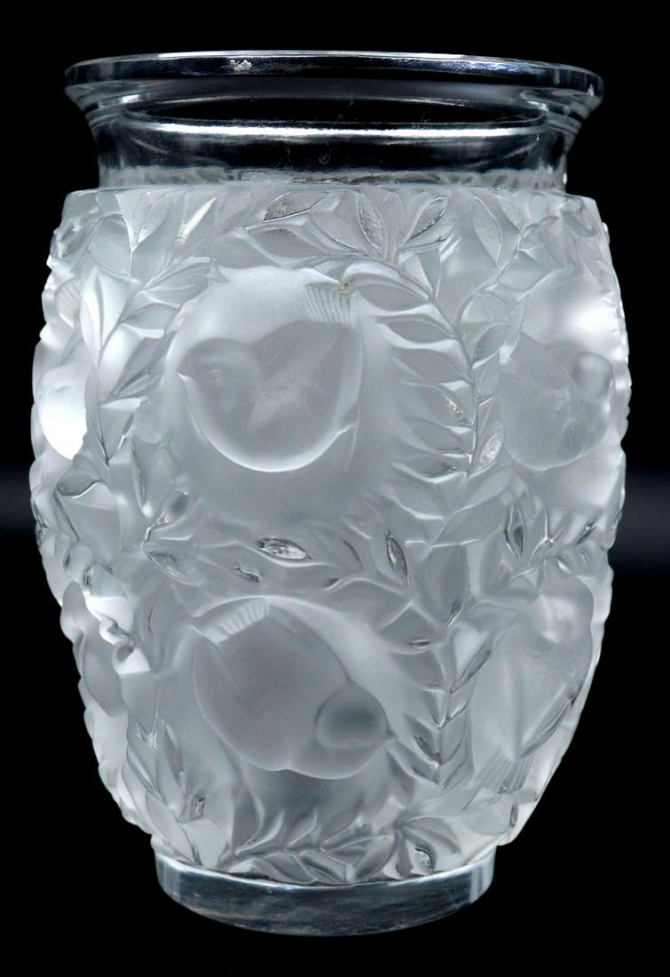 Lalique "Bagatelle" Crystal Vase (1 of 4)