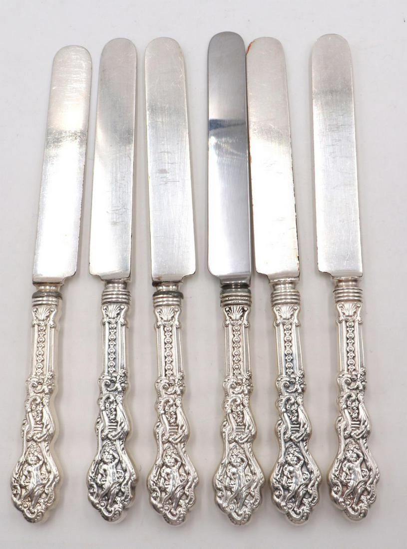 6 Pc. Gorham "Versailles" Sterling Knives (1 of 3)