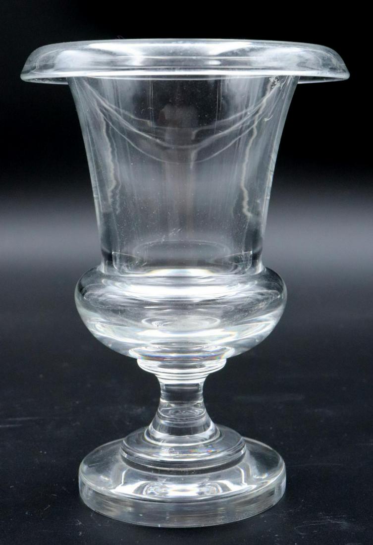 Steuben Crystal Footed Vase (1 of 2)
