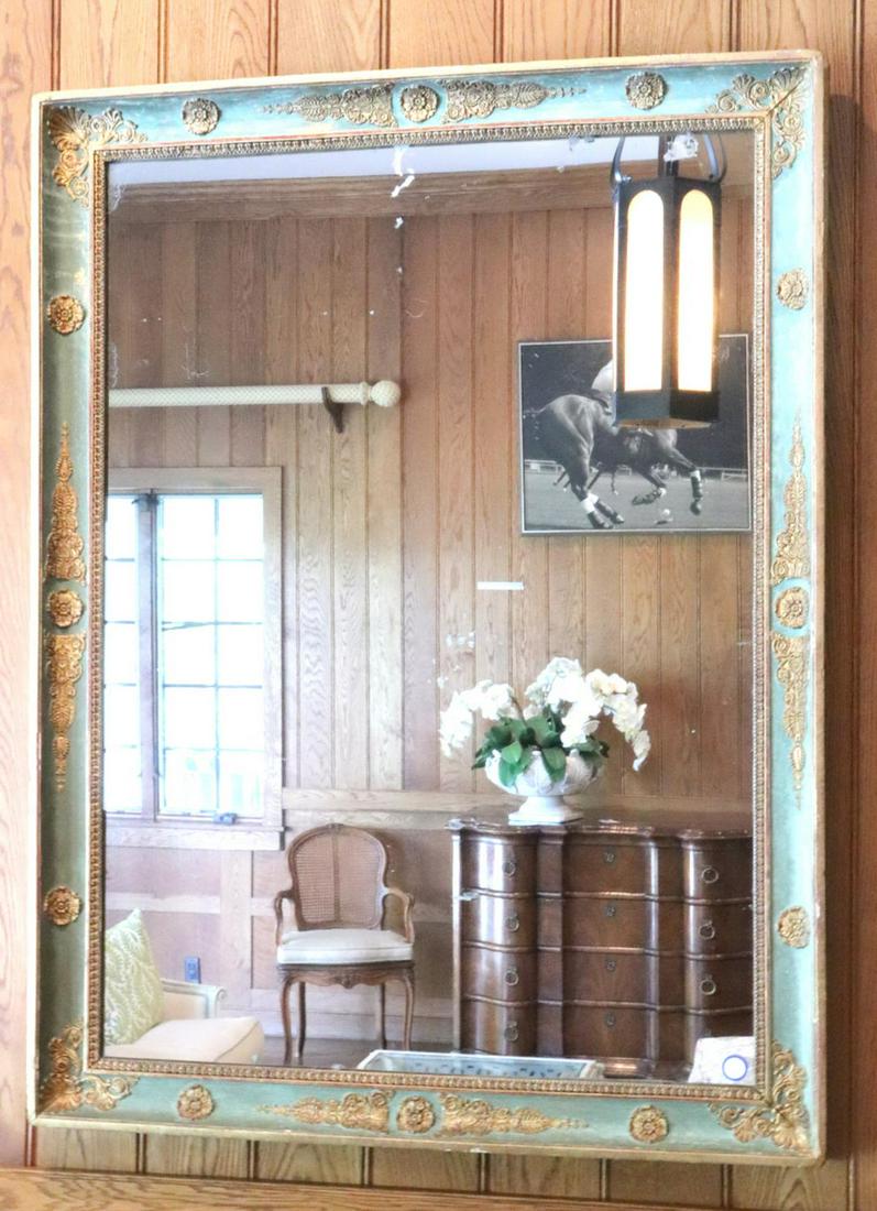 Antique Carved Wooden Rustic Mirror (1 of 8)