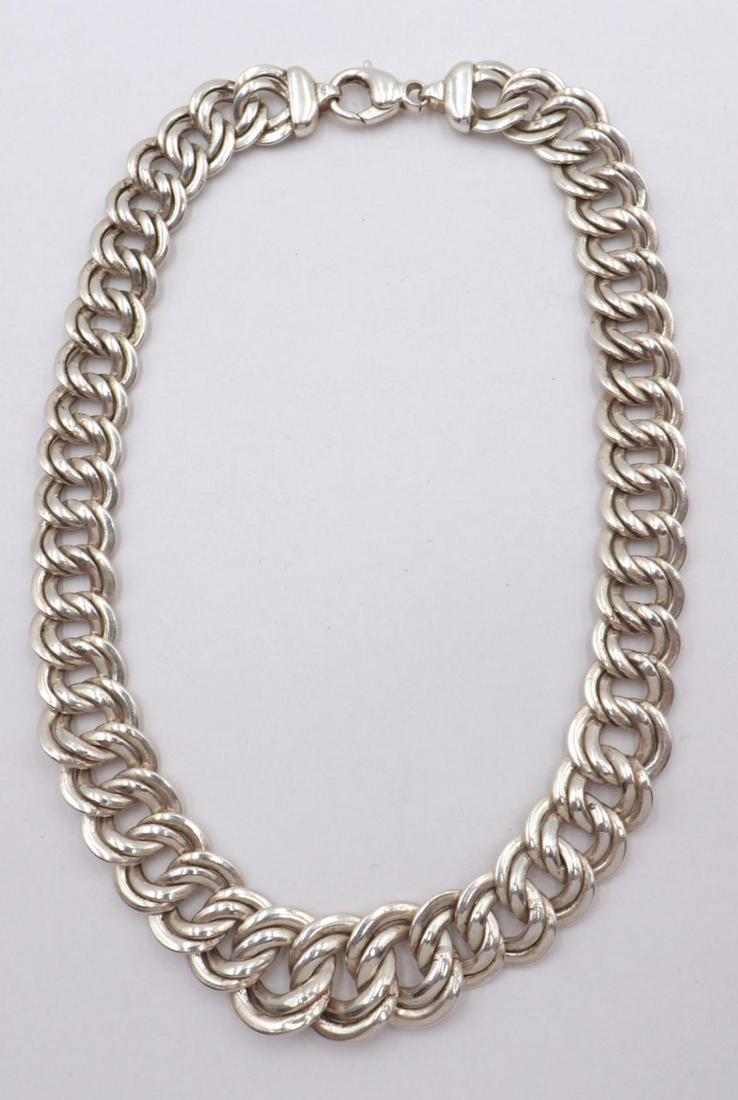 Chunky Sterling Silver Necklace (1 of 2)
