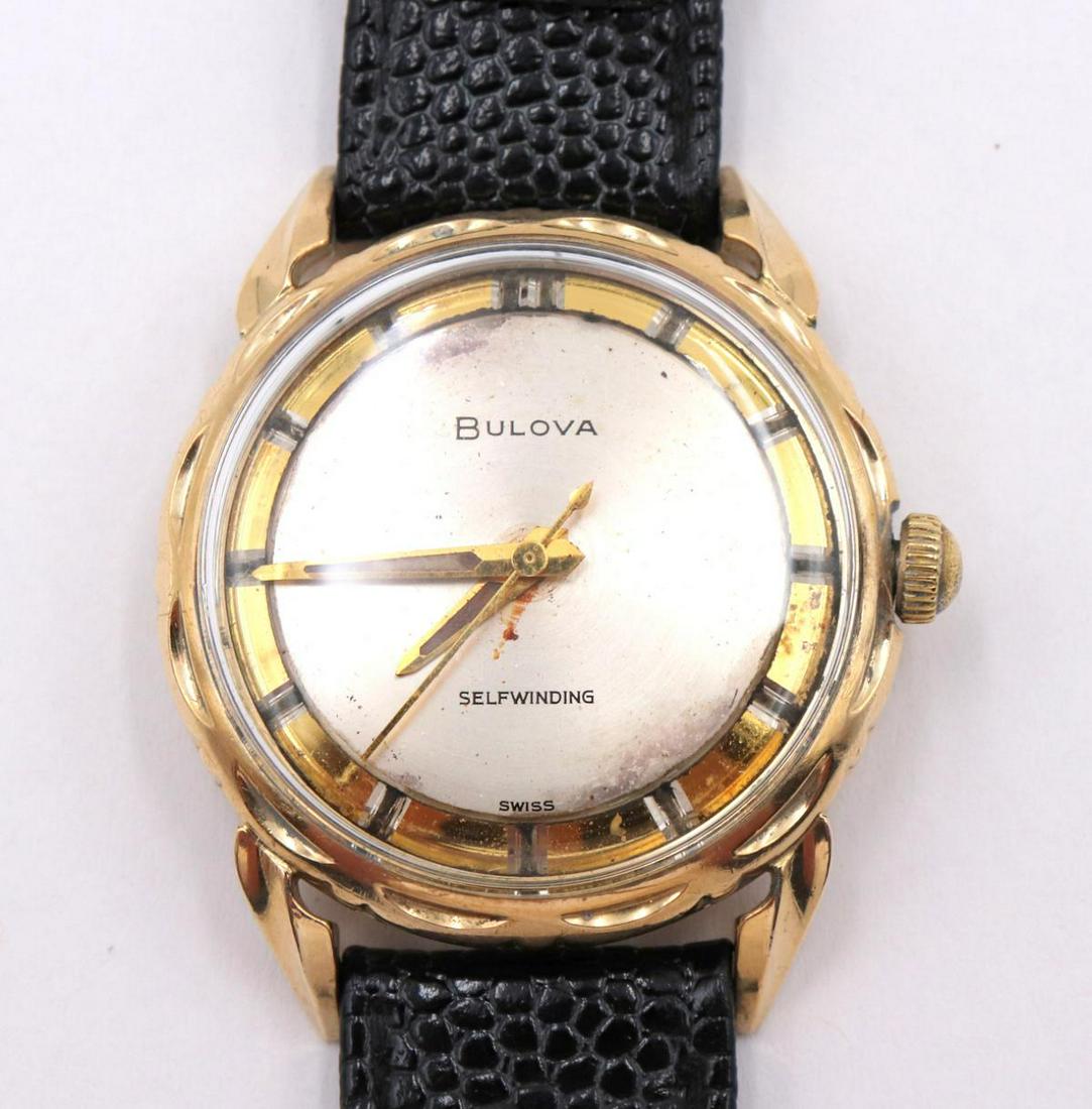 Bulova 1960 10Kt Gold Filled Automatic Watch: Bulova 1960 10Kt Gold Filled Automatic Watch. Fancy lugs and case.