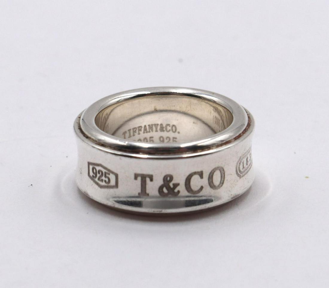 Tiffany & Co. Sterling Silver 1837 Concave Ring (1 of 2)