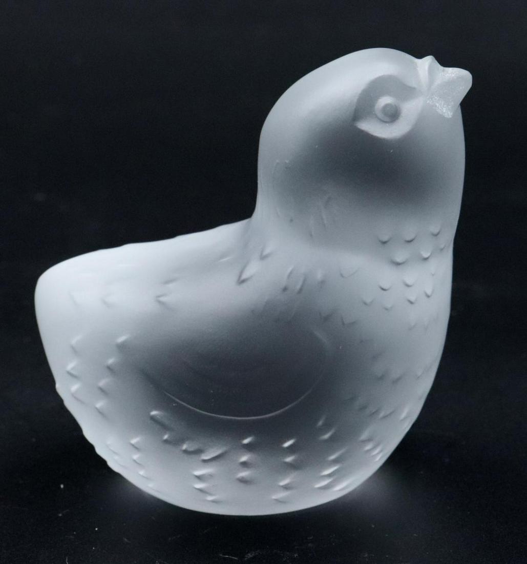 Baccarat Crystal Bird Paperweight (1 of 2)