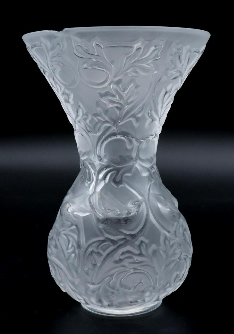 Lalique "Arabesque" Crystal Vase (1 of 4)