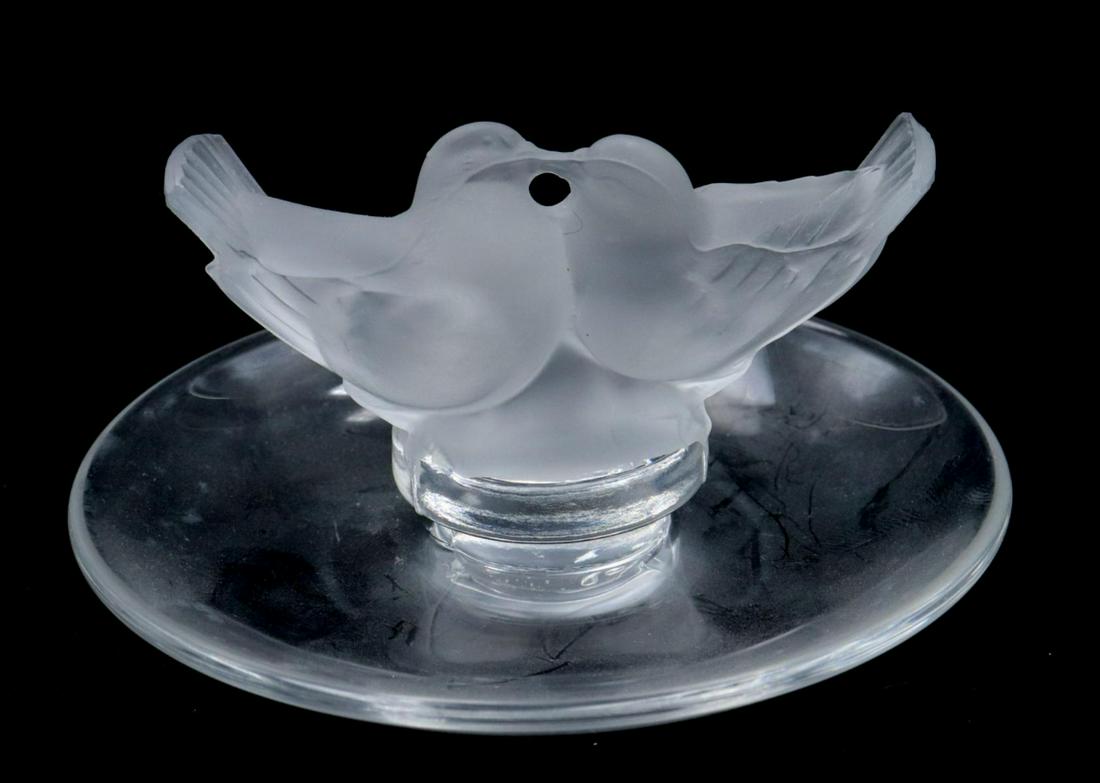 Lalique "Birds" Crystal Pin Tray (1 of 2)