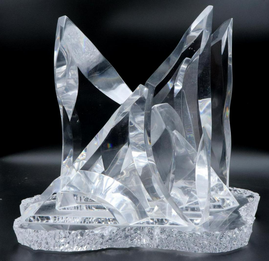 Mid-Century Lucite Sculpture (1 of 3)