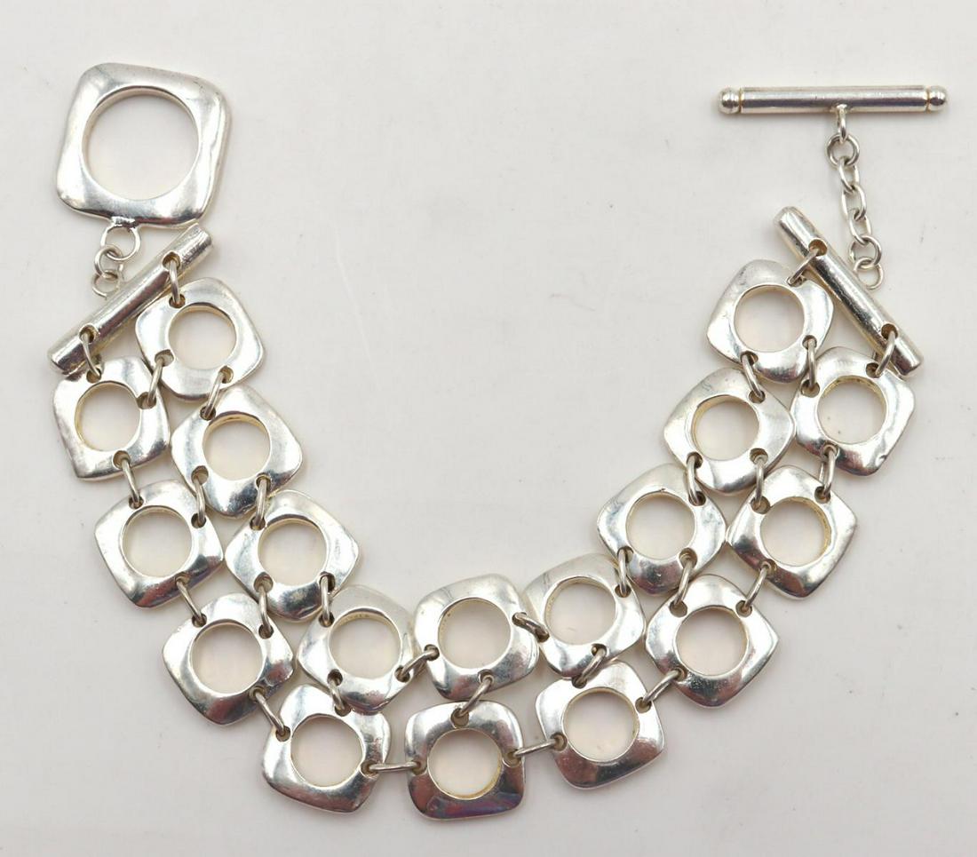 Tiffany & Co. Two-Strand Sterling Silver Bracelet (1 of 3)