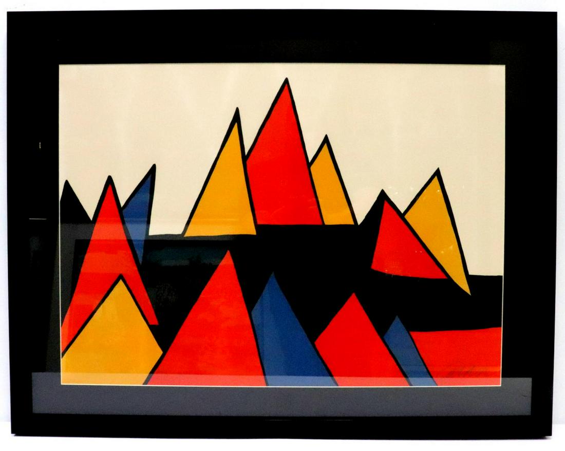 Alexander Calder "Mountains" Lithograph (1 of 7)