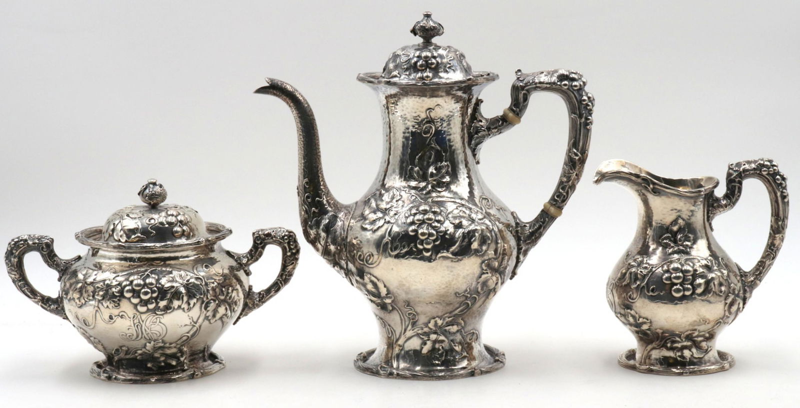 3 Pc. Gorham Sterling Silver Coffee Set (1 of 5)