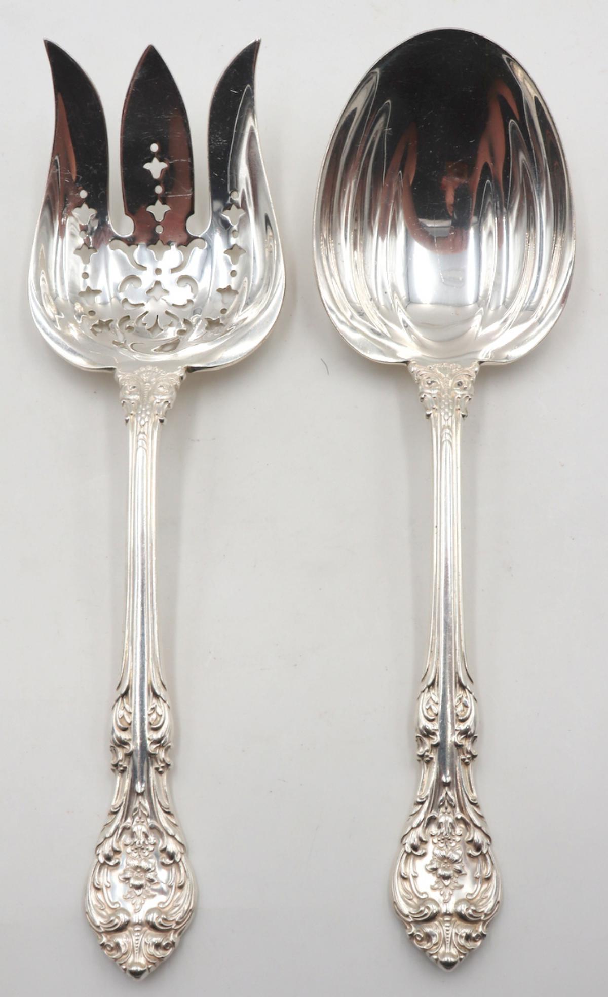 Gorham "King Edward" Sterling Salad Set (1 of 3)