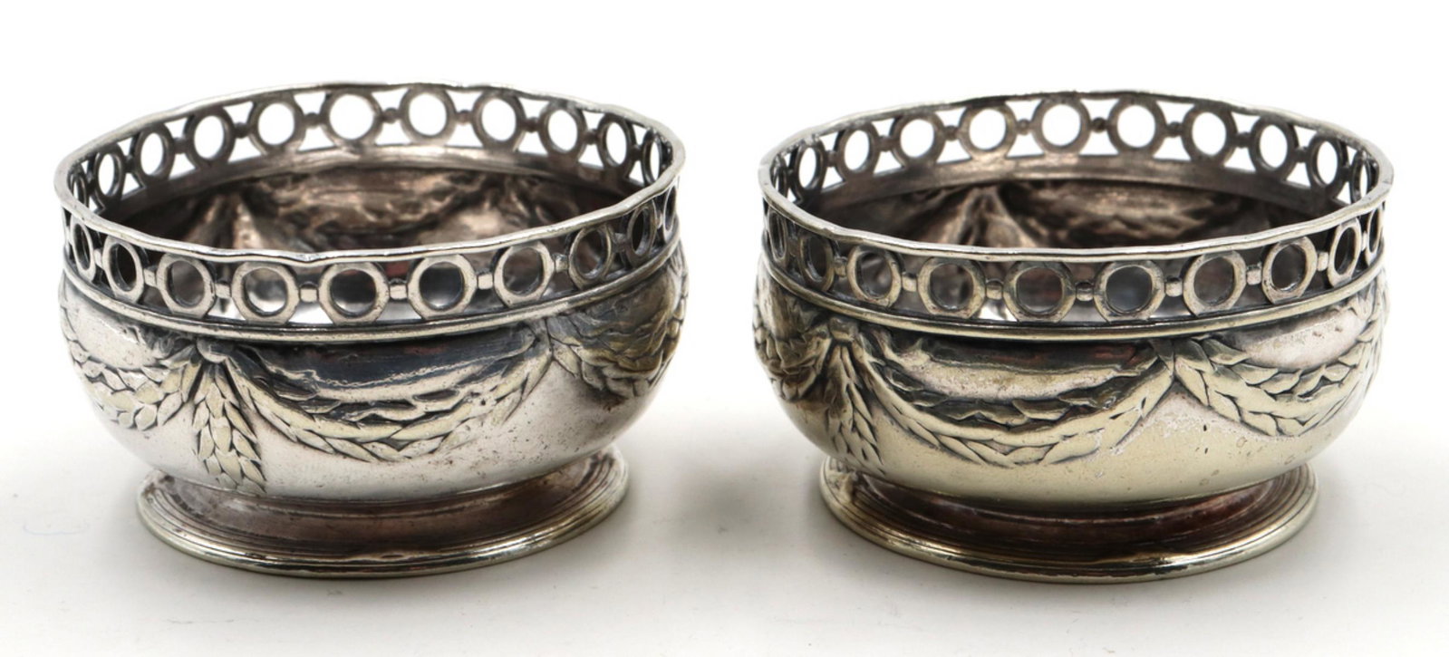 Vintage Christofle Silver Plated Bowls: Vintage Christofle Silver Plated Bowls. Measures approx. - 1 1/2" high x 2 5/8" diameter. Marked "Ritz Hotel" on bottom.