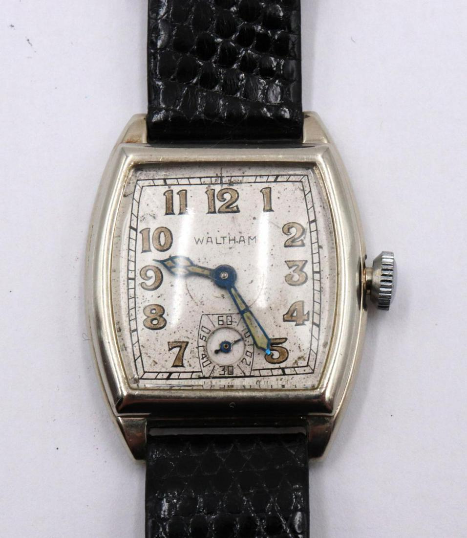 Rare Waltham 14Kt White Gold Wristwatch (1 of 3)