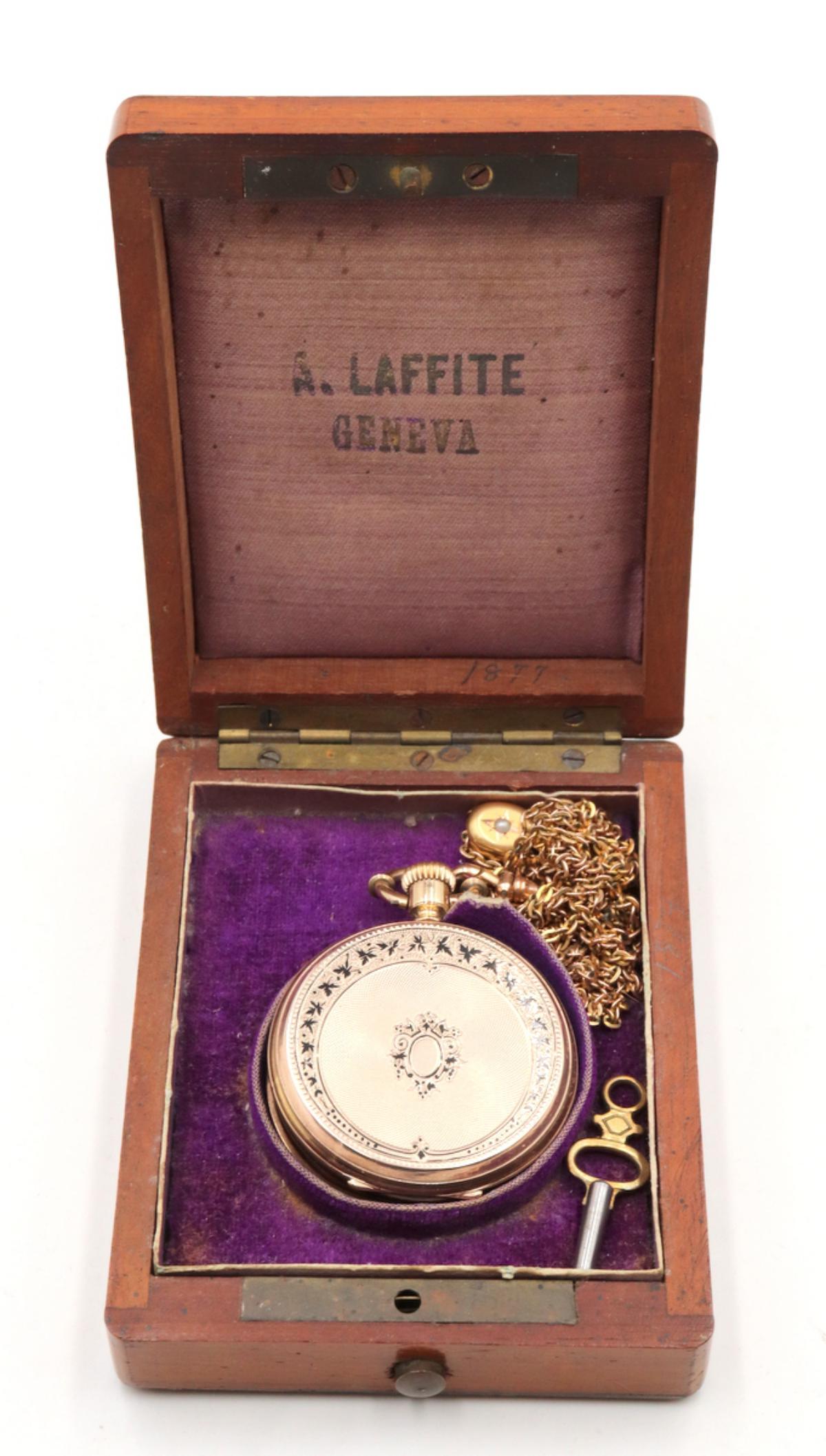 Antique A. Laffite Geneva Pocket Watch (1 of 3)