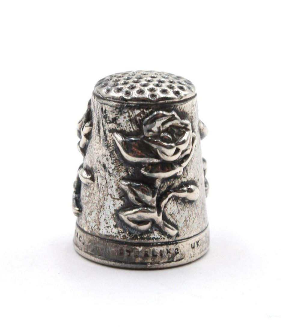Antique Sterling Silver Sewing Thimble (1 of 2)