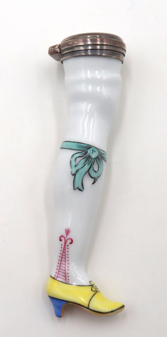 Vista Alegre Sterling & Porcelain Pill Box (1 of 2)