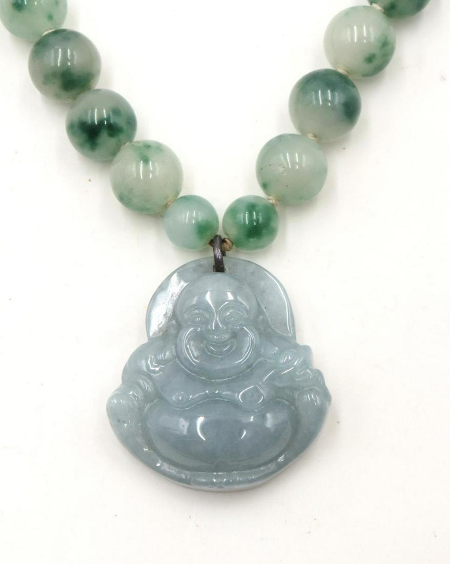 Chinese Jade Buddha Necklace (1 of 3)