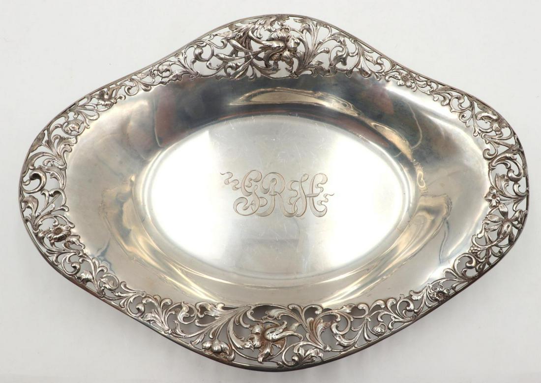 Vintage Shiebler Pierced Sterling Bowl (1 of 5)