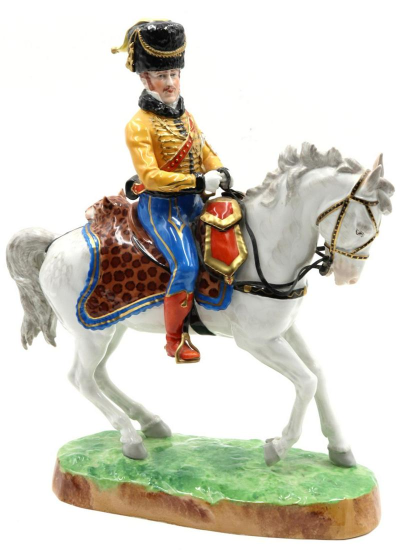 Antique Dresden Hand Painted Porcelain Sculpture (1 of 8)