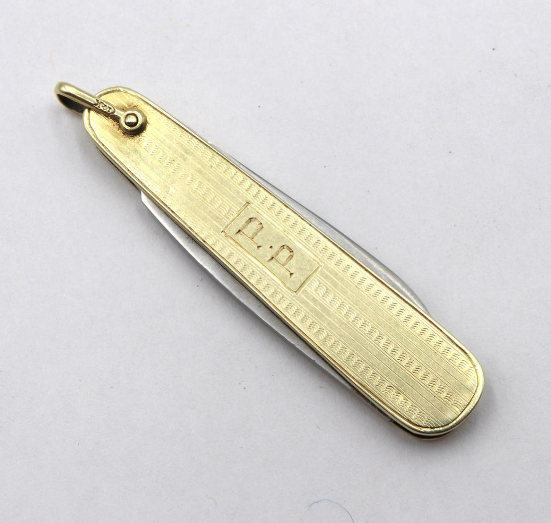 14Kt Two Blade Pocket Knife (1 of 3)