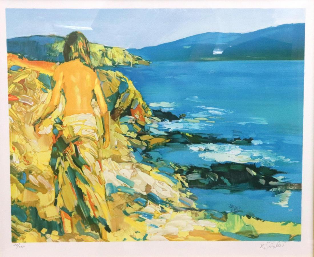 Nicola Simbari "Beach" Serigraph (1 of 5)