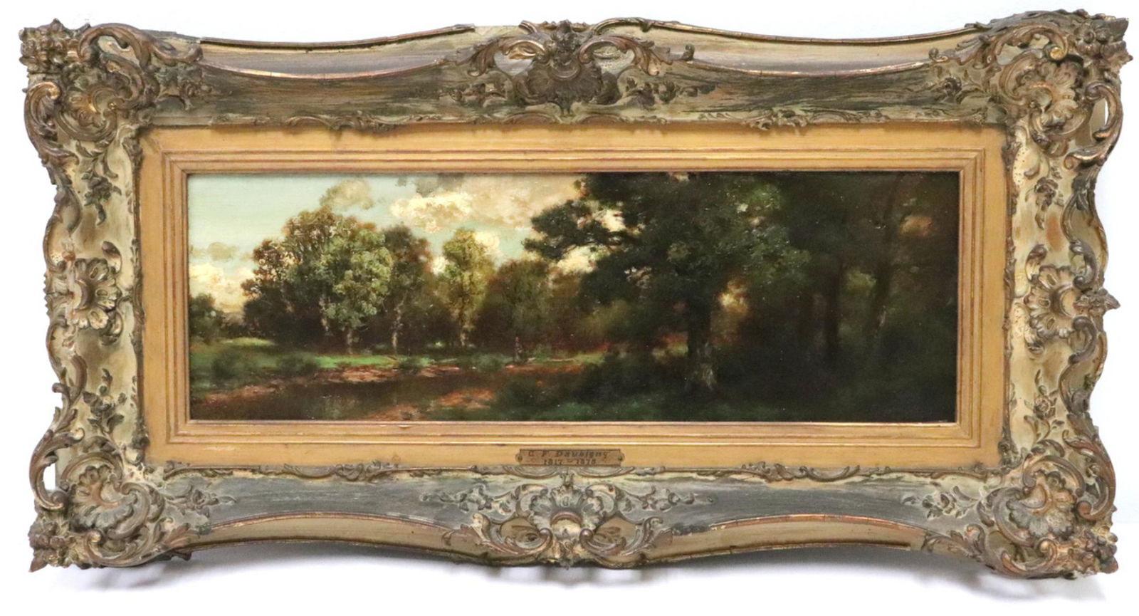 Attr. to Charles Francois Daubigny Oil on Canvas (1 of 5)