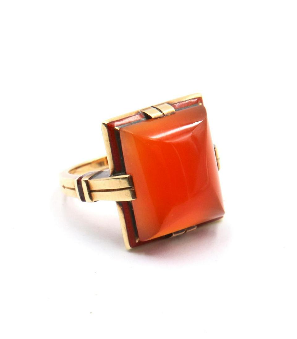 Beautiful 14Kt Carnelian Ring (1 of 2)