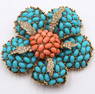 Ciner Costume Jewelry Brooch