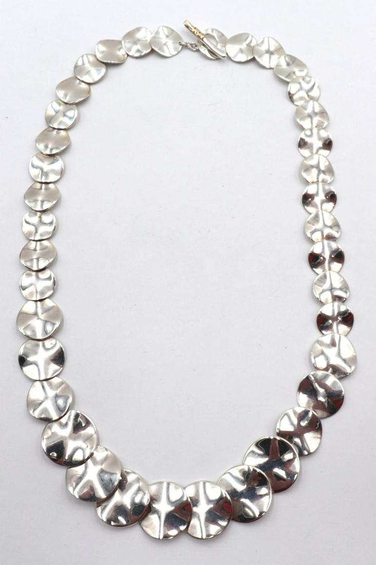 Ippolita Sterling Silver Necklace: Ippolita Sterling Silver Necklace. Measures approx. - 20" long. Weight - 76.7 grams.