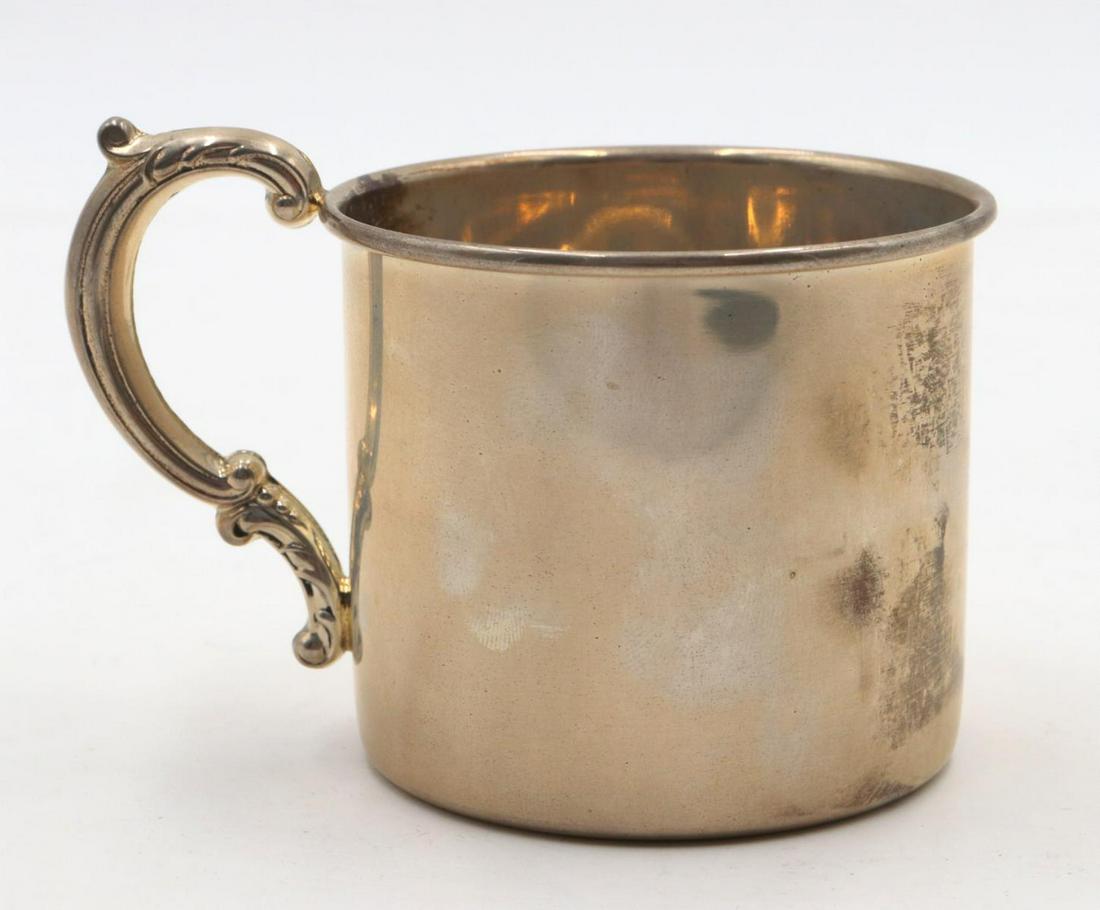 Empire Sterling Silver Cup: Empire Sterling Silver Cup. Measures approx. - 2 1/2" high x 3 5/8" wide. Weight - 44.6 grams.