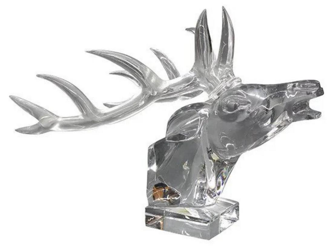 Baccarat "Tete De Cerf" Crystal Sculpture (1 of 1)