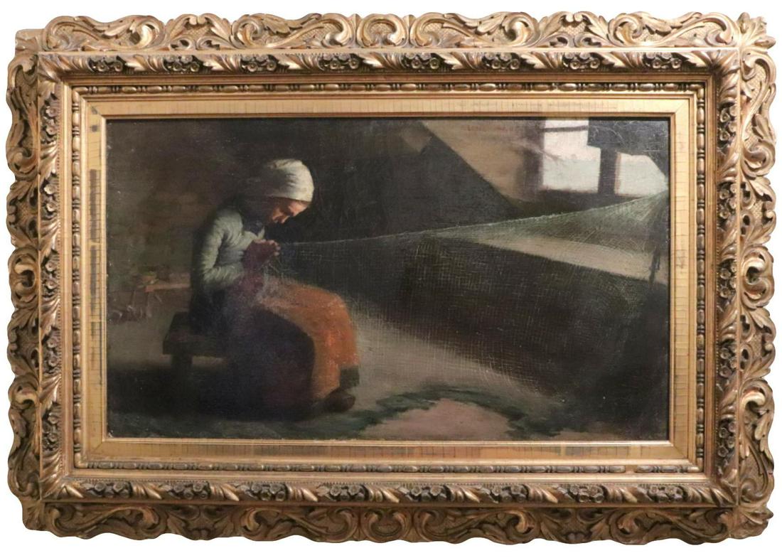 Charles Lasar (French, 1856-1936) Oil on Canvas (1 of 6)