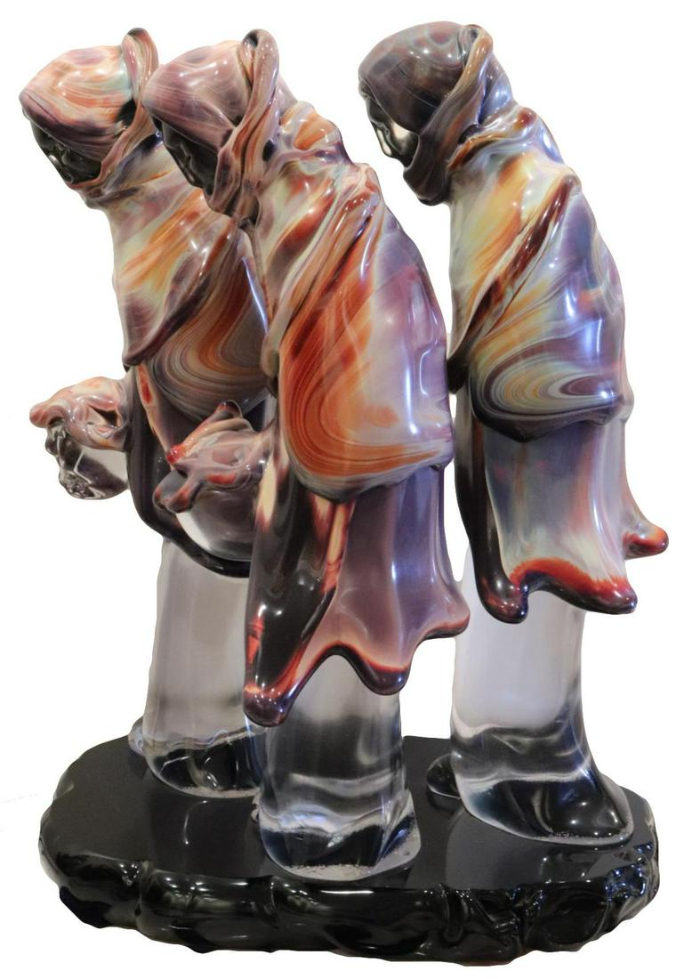 Dino Rosin "Three Wise Women" Murano Glass Sculpture (1 of 5)