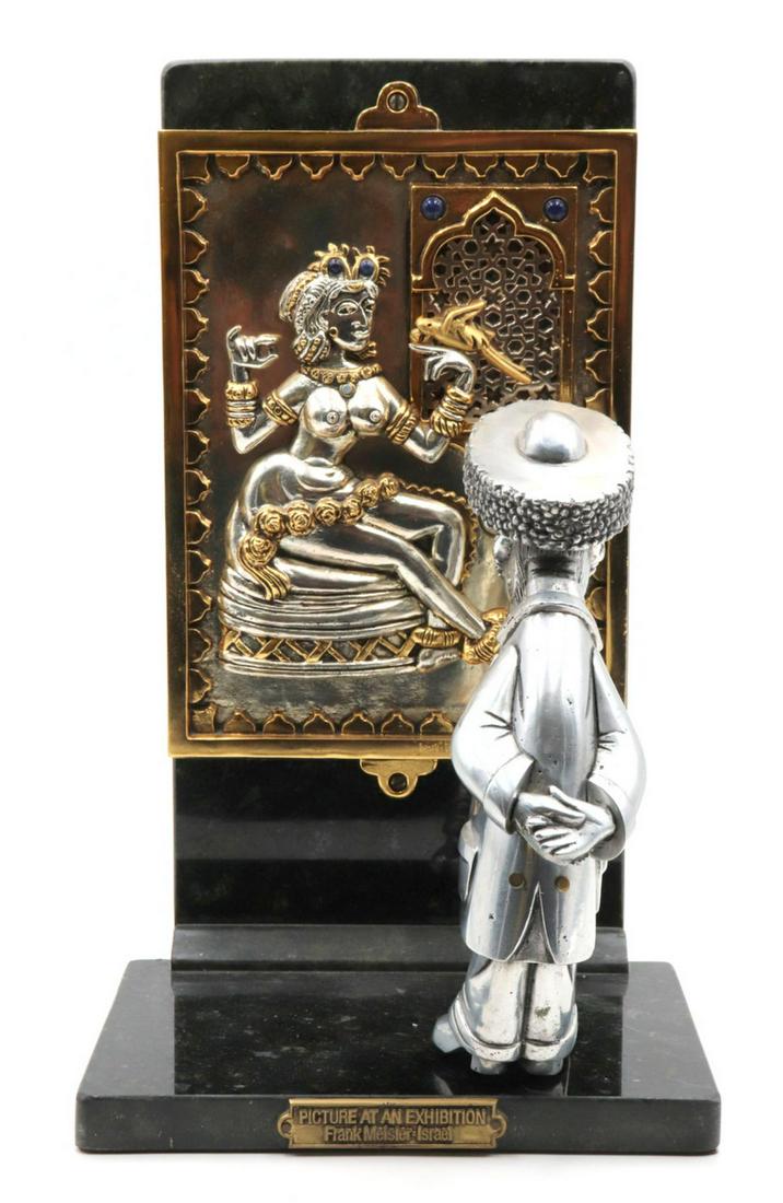 Frank Meisler "Picture At An Exhibition" Mixed Metal Sculpture (1 of 5)