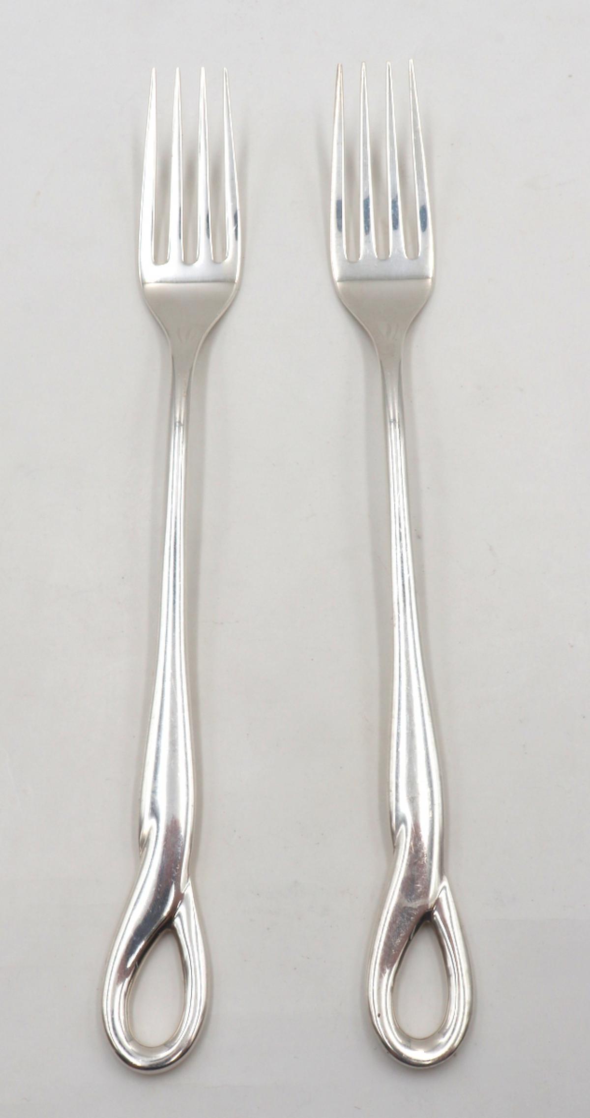 Tiffany & Co. Elsa Peretti "Padova" Sterling Serving Forks (1 of 3)