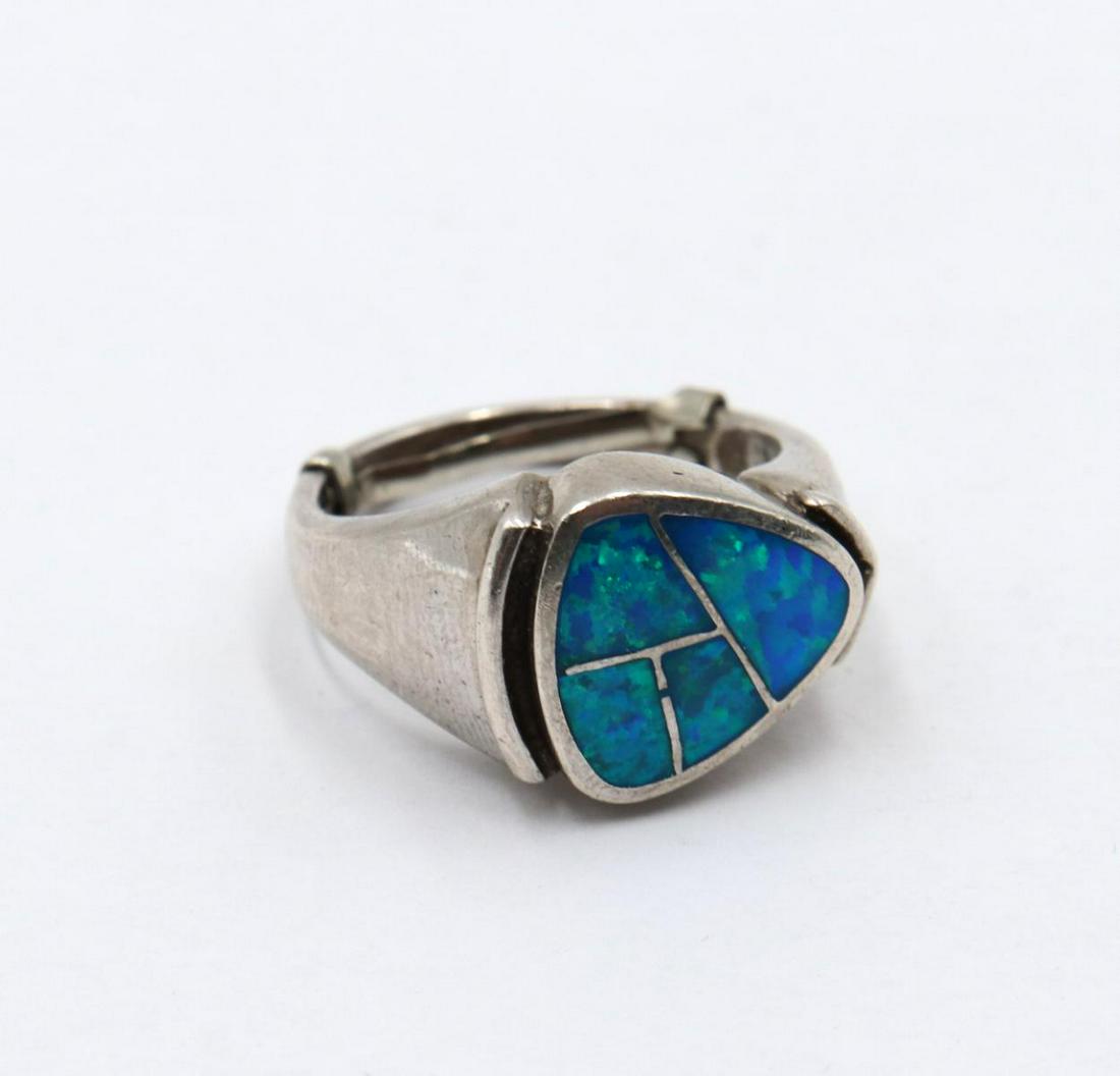 Sterling Silver & Opal Ring (1 of 2)