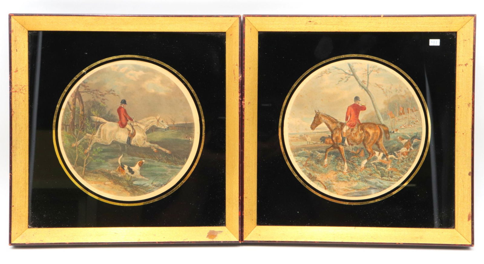 Antique 19th C. Engraved Hunting Prints (1 of 3)