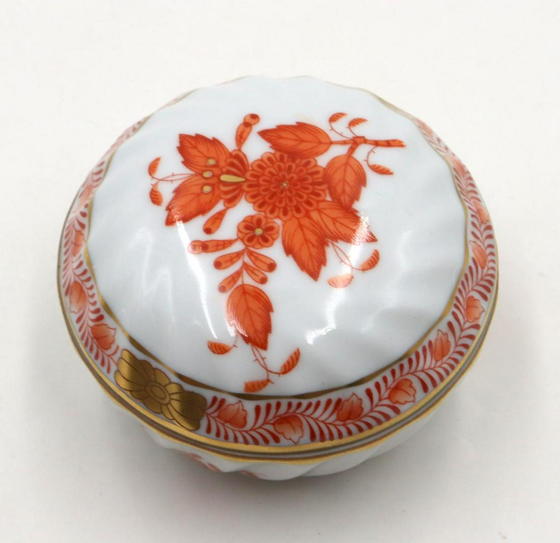 Herend "Chinese Bouquet" Porcelain Covered Box (1 of 2)