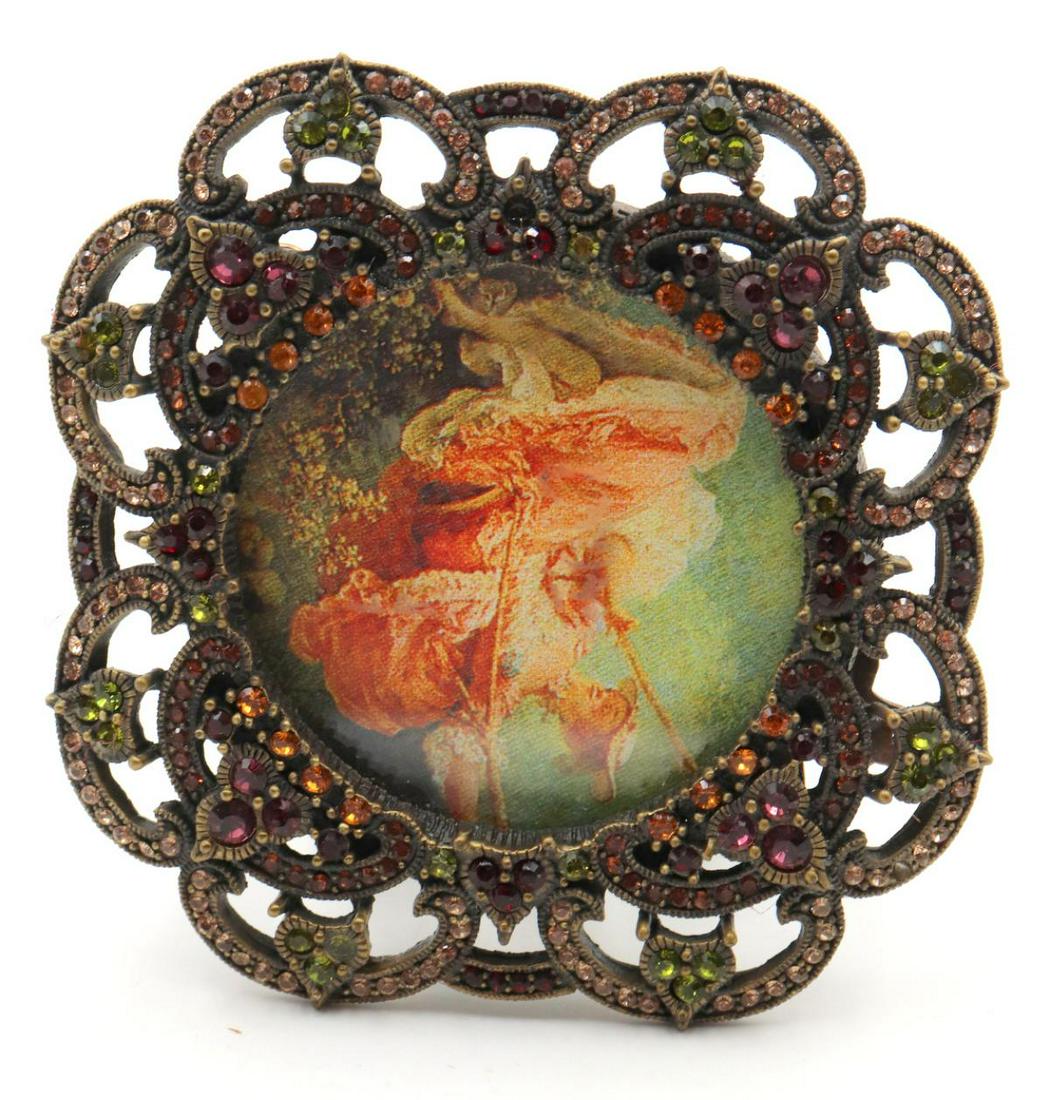 Jay Strongwater Swarovski Crystal & Enamel Picture Frame (1 of 2)