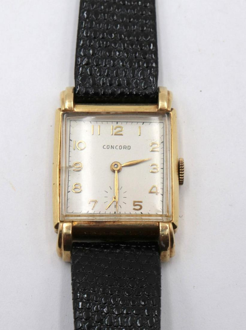 Vintage Concord 17J Gold Filled Tank Watch (1 of 3)