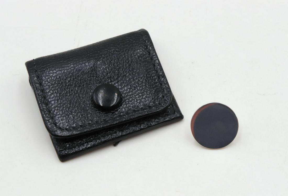 Vintage Tiffany & Co. Sterling Silver Golf Ball Marker: Vintage Tiffany & Co. Sterling Silver Golf Ball Marker. With original pouch.