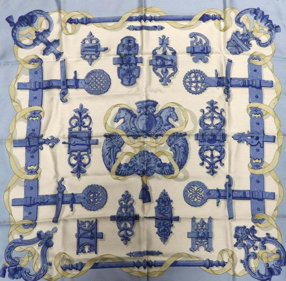 Vintage Hermes 100% Silk Scarf (1 of 6)
