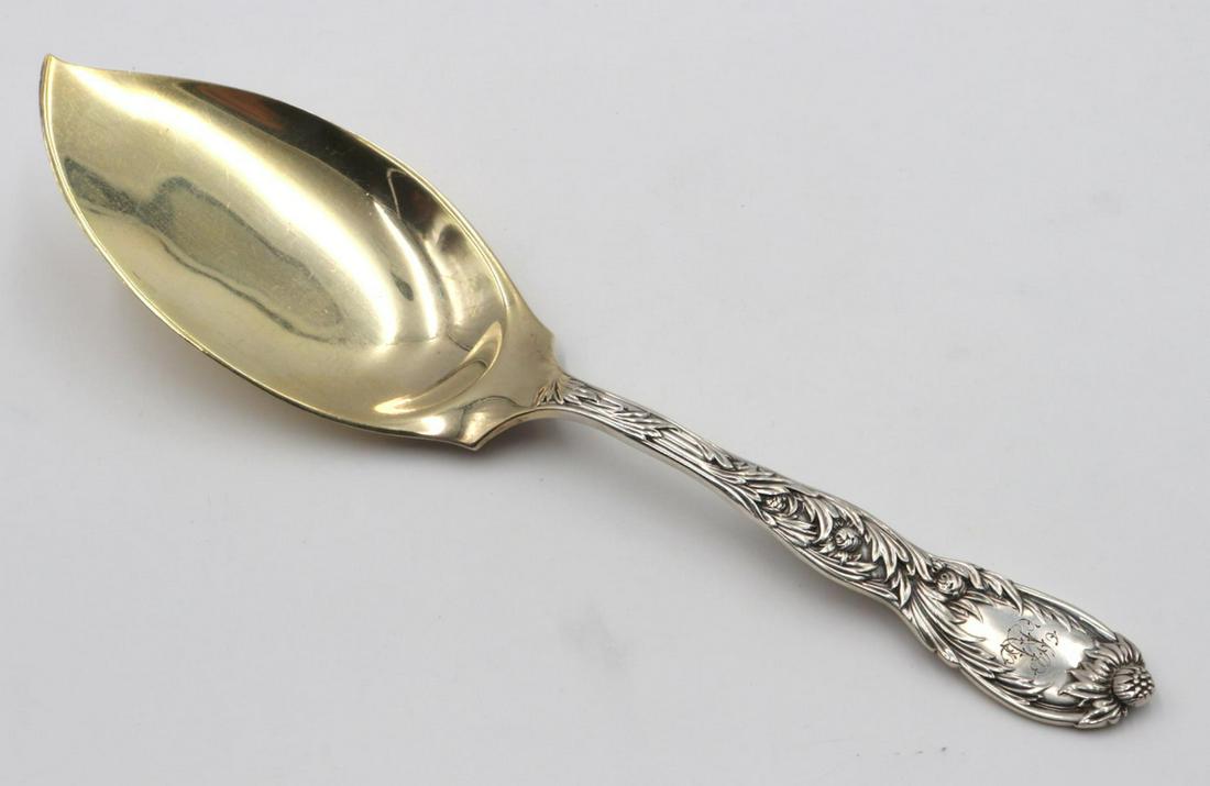 Tiffany & Co. "Chrysanthemum" Sterling Fish Server (1 of 3)