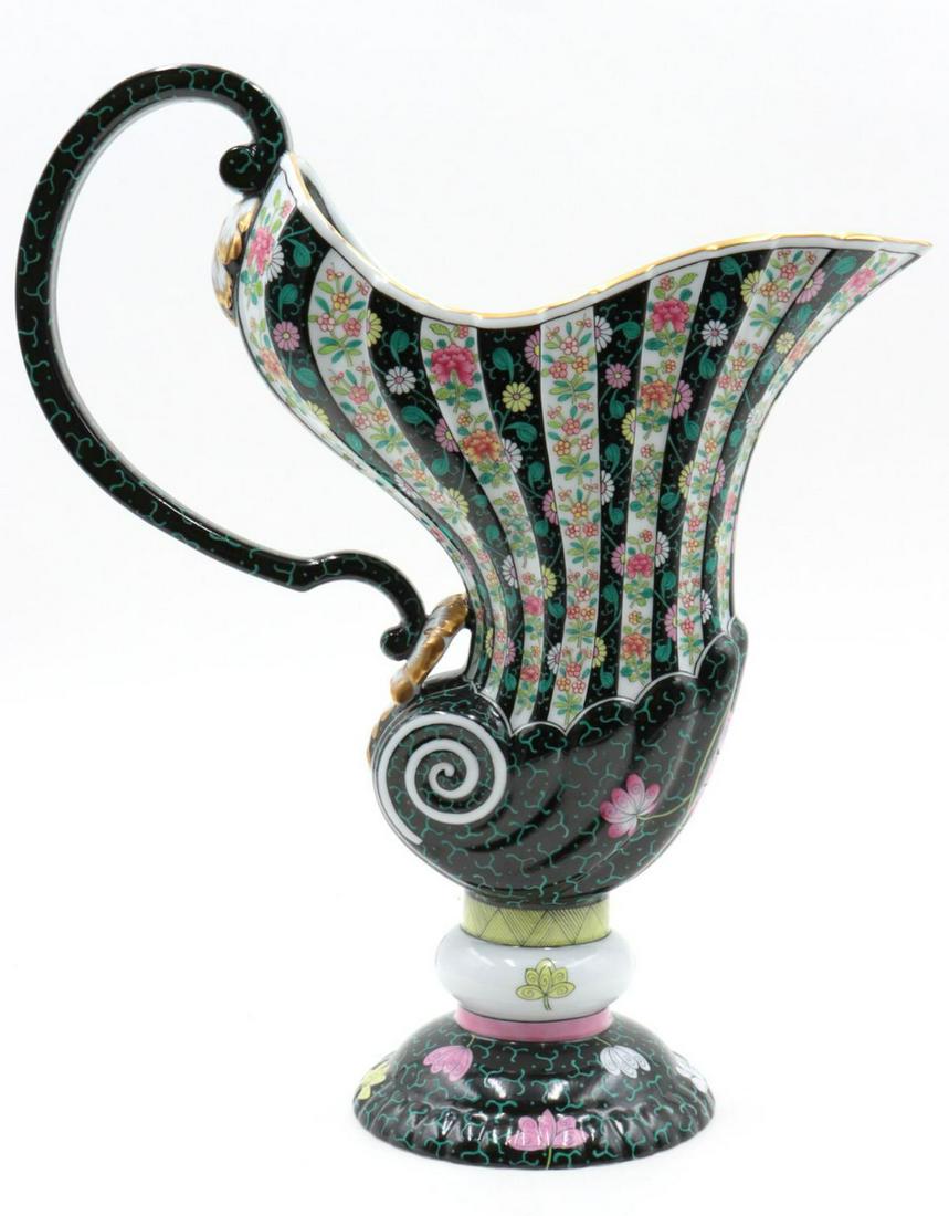 Herend "Black Dynasty" Porcelain Pitcher (1 of 5)