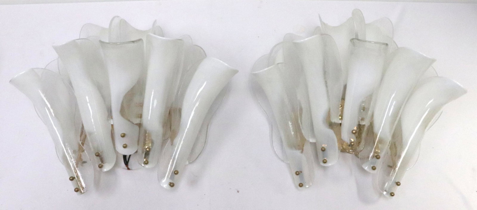 Pair of Italian Murano Glass Wall Sconces (1 of 4)