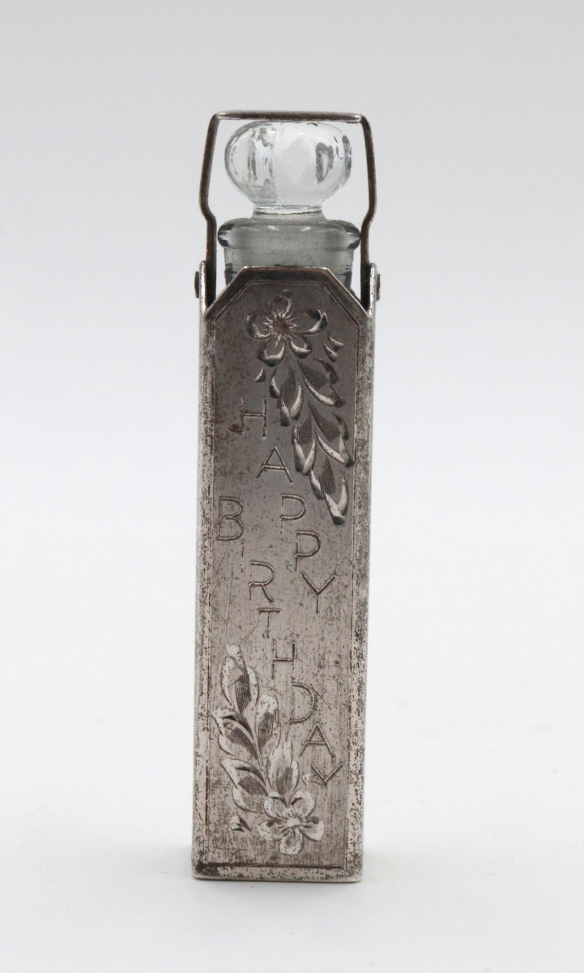 Antique Sterling & Crystal Snuff Bottle (1 of 2)