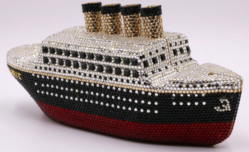 Rare Katherine Baumann "Titanic" Swarovski Crystal Hand (1 of 8)