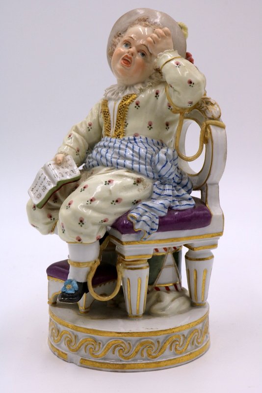 Meissen Hand Painted Porcelain Figure (1 of 9)