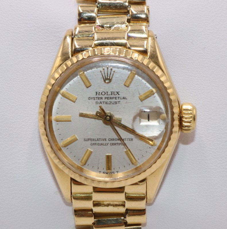 Rolex 18Kt YG Ladies Wristwatch (1 of 5)